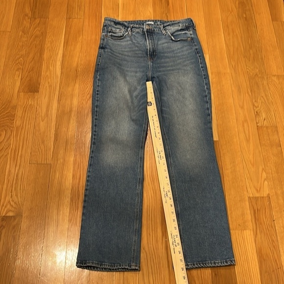 Old navy women’s flare ankle high-rise jeans size 12 tall . - Picture 6 of 9